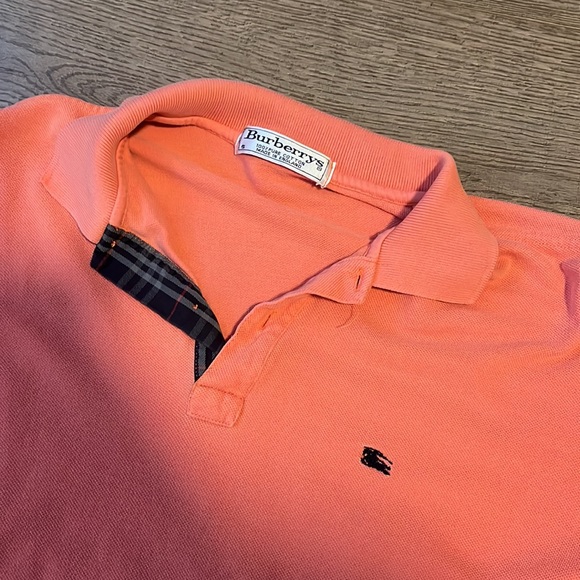 Burberry Salmon Polo - Picture 2 of 3